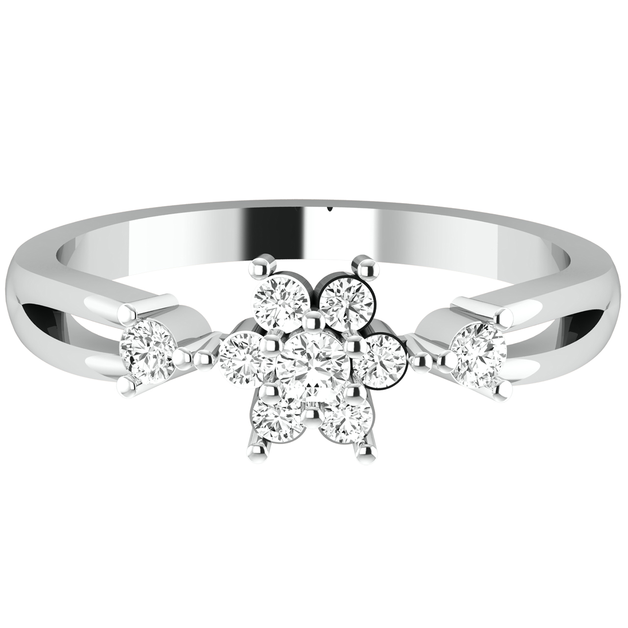 Kaito Round Diamond Engagement Ring
